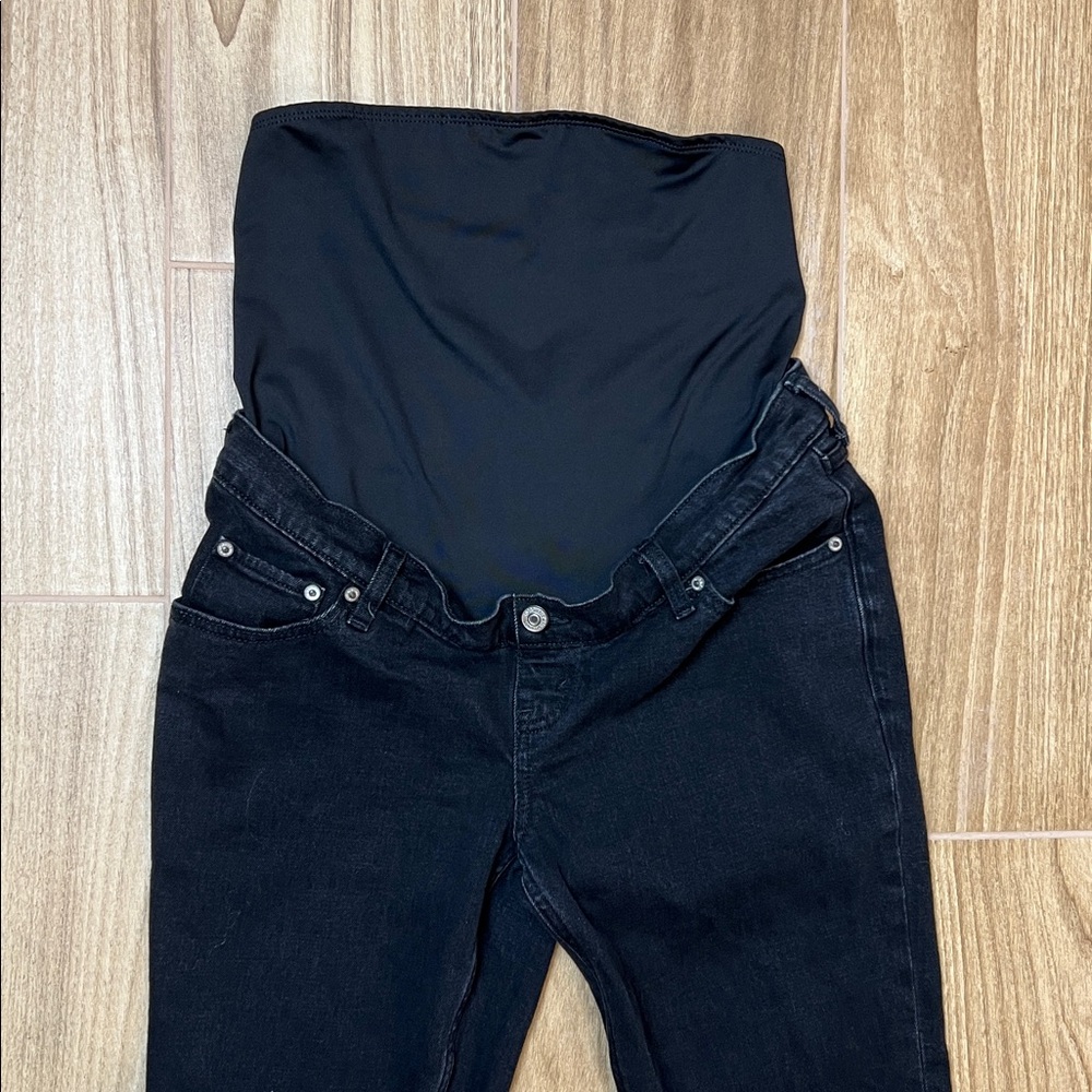 Abercrombie Women's Black Maternity Jeans - Picture 3 of 6